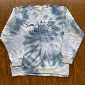 Seas the Day Sweatshirt - Outer Banks NC - OBX